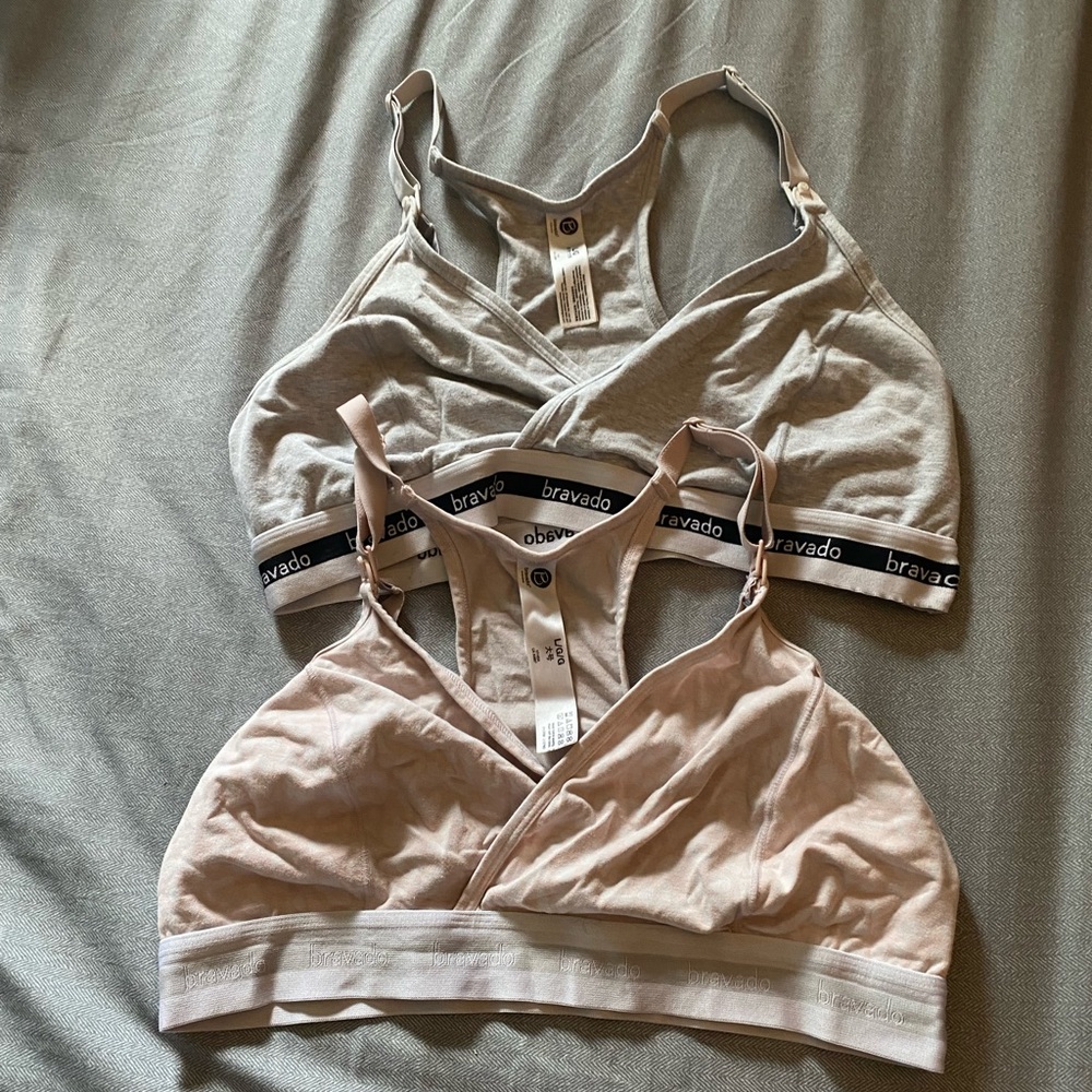 2 Pair Bravado nursing bras